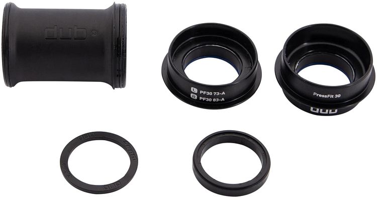 SRAM Innenlager DUB BB30 Pressfit 73 mm schwarz für Road Tretlagergehäuse, für Wide Achs