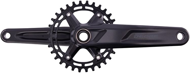 Shimano Kettenradgarnitur Deore FC-M5100-1 175 mm schwarz