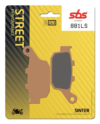 SBS Bremsbelag 881LS Street Sinter