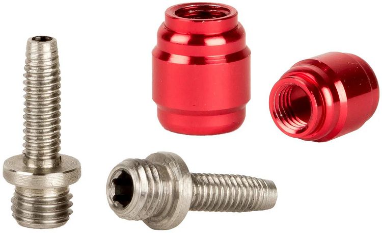 Elvedes Anschluss-Kit Avid / SRAM silber,rot