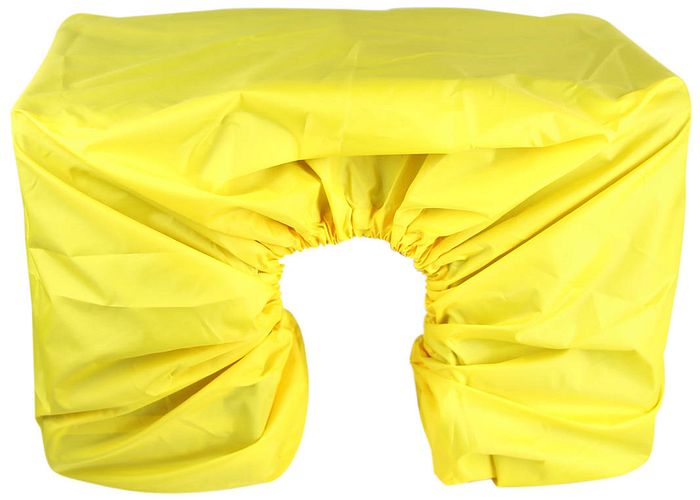 Haberland Regenschutzhaube für Doppeltaschen gelb