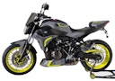 Vorschaubild BODYSTYLE Sportsline Kühlerseitenverkleidung  ABS Kunststoff grau/gelb für YAMAHA MT-07 