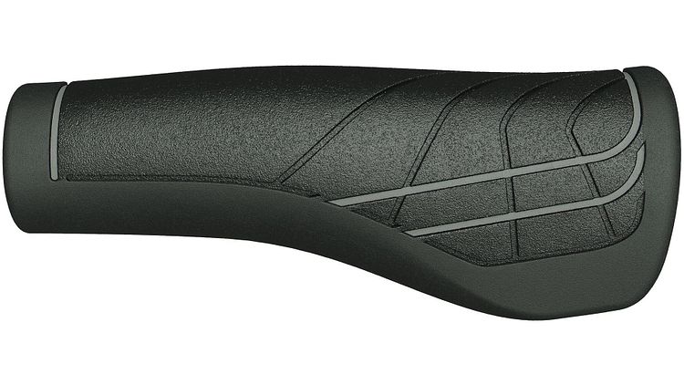 Herrmans Line Griff links 125 mm schwarz / grau