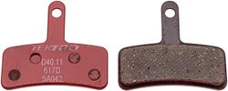 Tektro Scheibenbremsbelag D40.11 semi-metallisch rot