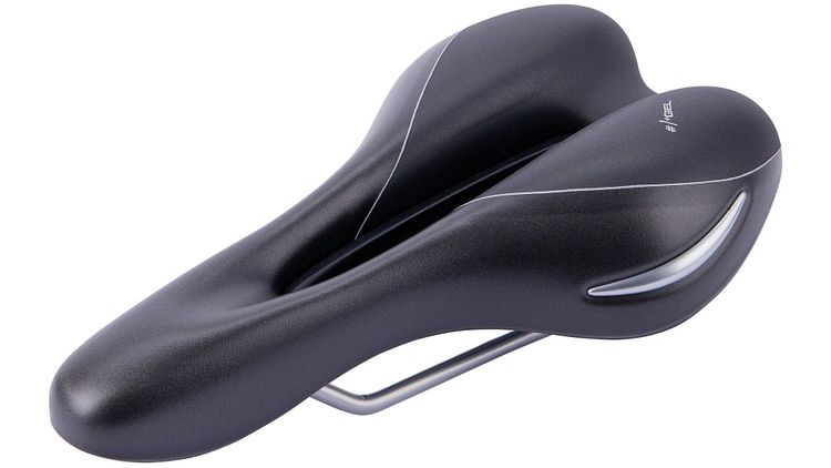 CONTEC Sattel Elliptic + schwarz/silber Unisex