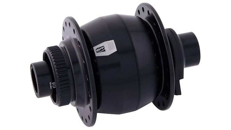 CONTEC Nabendynamo Powerhouse Hub 1+ 36 Loch schwarz