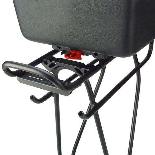 Rixen & Kaul Gepäckträgerbox 12 l schwarz KlickFix inkl. Kupplung für Racktime Träger