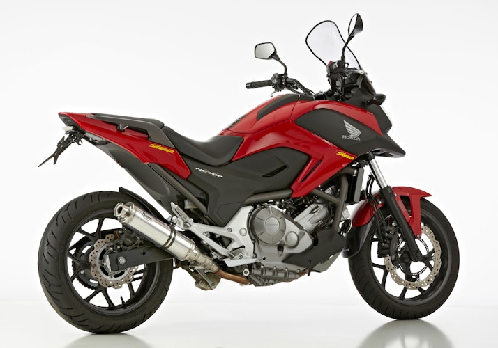 HURRIC SLIP-ON Schalldämpfer Supersport Aluminium poliert für HONDA NC750S,NC750X