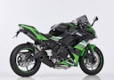 Vorschaubild SHARK KOMPLETTANLAGE Edelstahl beschichtet schwarz-matt DSX-10 für KAWASAKI Ninja 650,Z650,Z650 RS EURO5+  