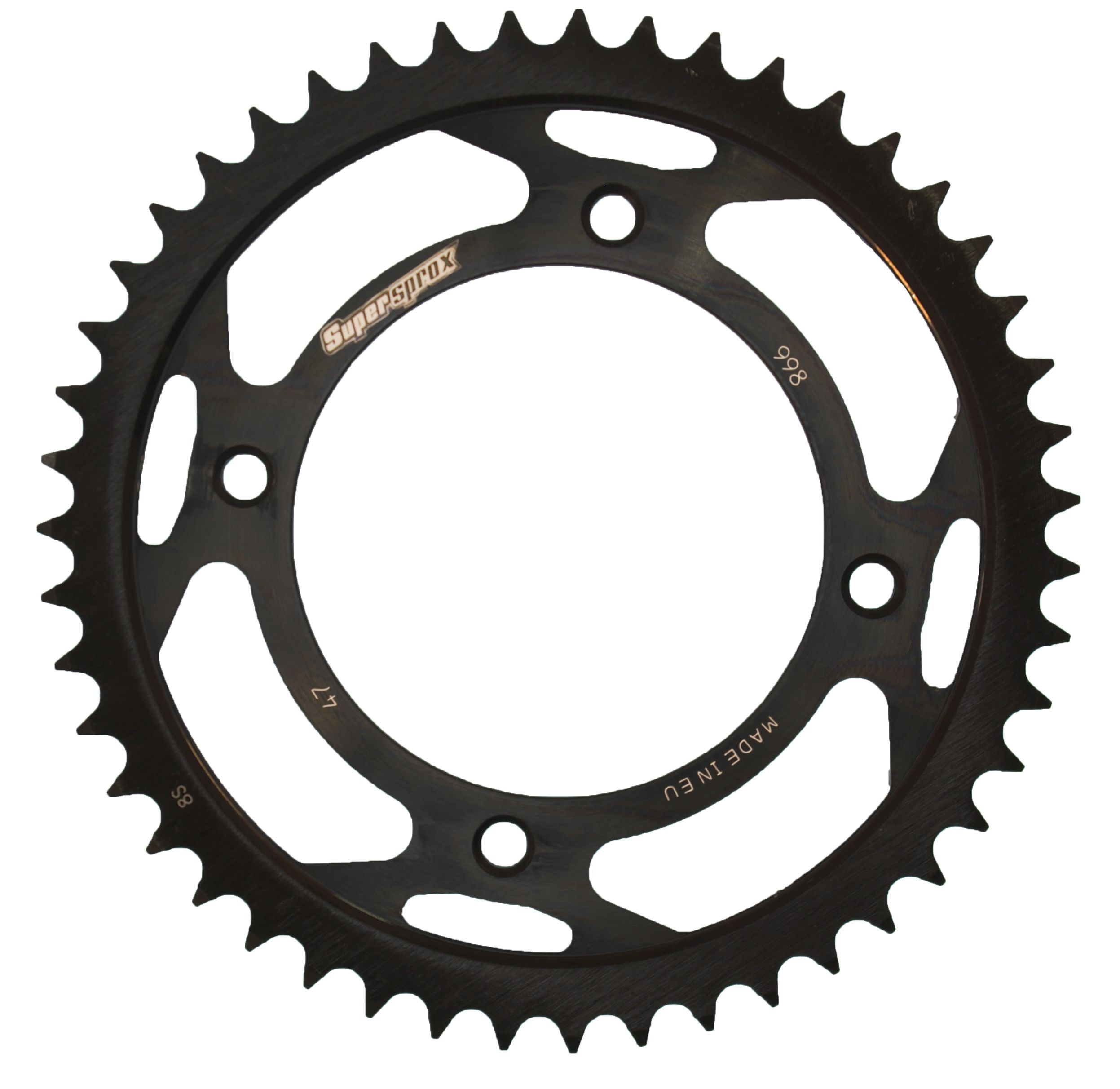 Supersprox Stahl-Kettenrad 428 47Z (Schwarz)