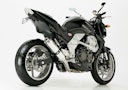 Vorschaubild HURRIC SLIP-ON Schalldämpfer Supersport Aluminium poliert für KAWASAKI Z750