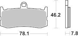 SBS Bremsbelag 864HS Street Sinter