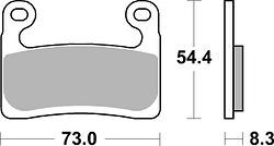 SBS Bremsbelag 960DS-1 Road Racing Endurance (Giftiger Biss)