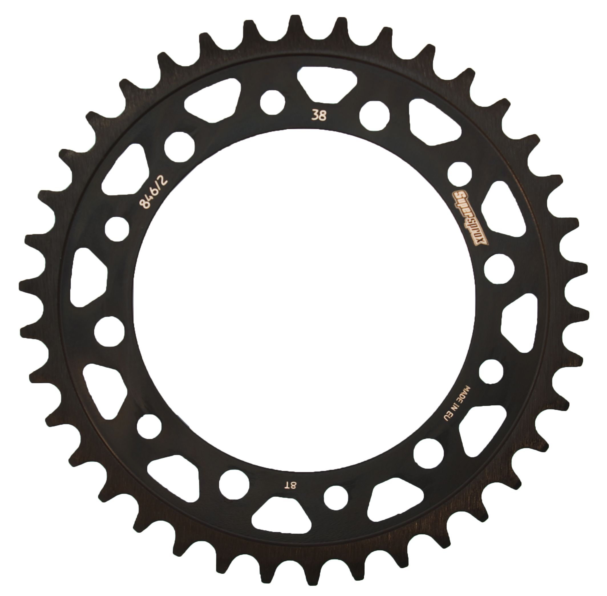 Supersprox Stahl-Kettenrad 520 38Z (Schwarz)