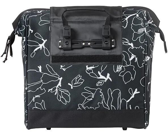 Basil Einzeltasche City Grand Fahrradshopper MIK Hooks schwarz