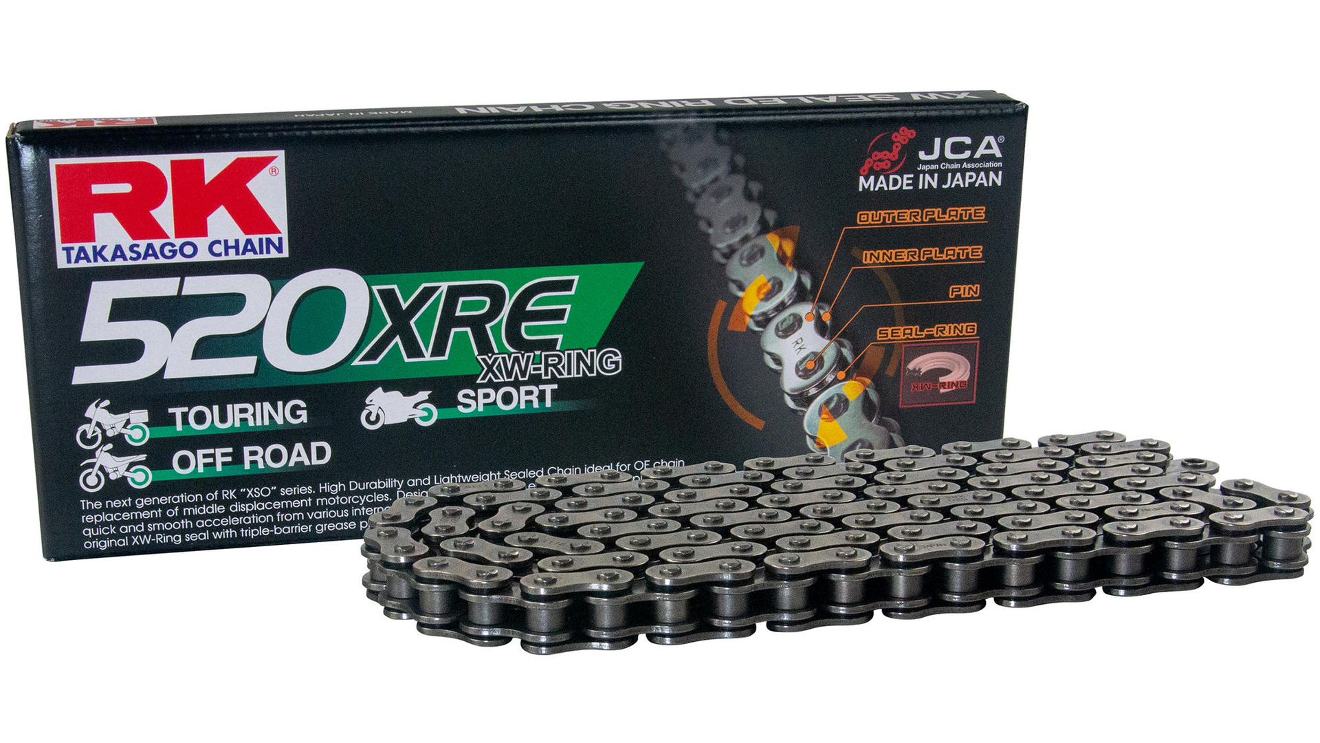 RK 520XRE Kette (122 Gl., Niet)