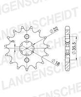 Supersprox Ritzel 428 14Z