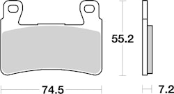 SBS Bremsbelag 734DC Road Racing Dual Carbon
