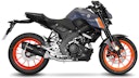 Vorschaubild LeoVince Komplettanlage Edelstahl SBK LV ONE EVO Schwarz für YAMAHA MT-125 / XSR 125 / YZF-R125 mit Katalysator