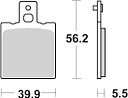 Vorschaubild SBS Bremsbelag 583HF Street Ceramic