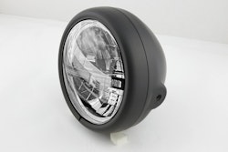 HIGHSIDER pro 5 3/4 Zoll Scheinwerfer Pecos Typ 12 LED Schwarz Seitliche Befestigung, Mit TFL