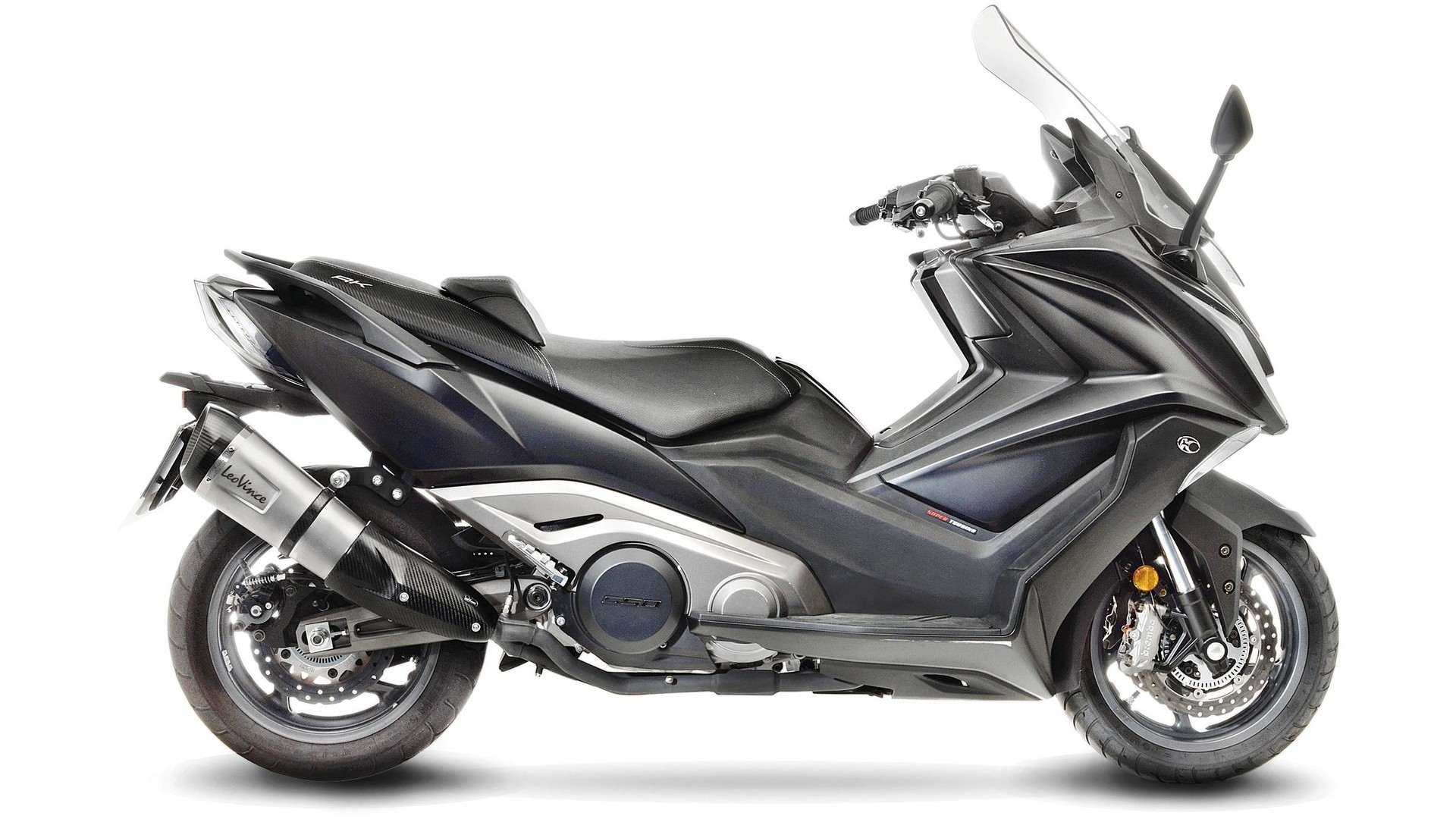 LeoVince SLIP-ON Edelstahl SBK FACTORY S für KYMCO AK550 ABS mit Katalysator