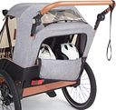 Vorschaubild Bobike Trailer & Stroller Kinderanhänger grau/blau