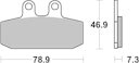 Vorschaubild SBS Bremsbelag 588HF Street Ceramic