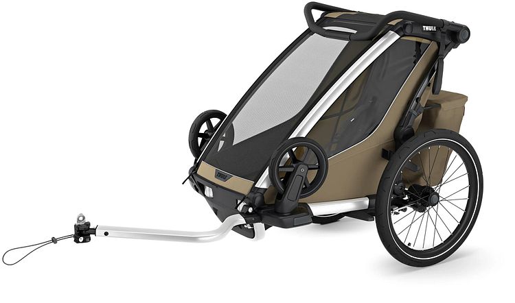 Thule Kinderanhänger Chariot Cross 2 Single faded khaki