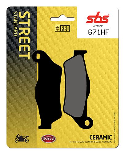 SBS Bremsbelag 671HF Street Ceramic