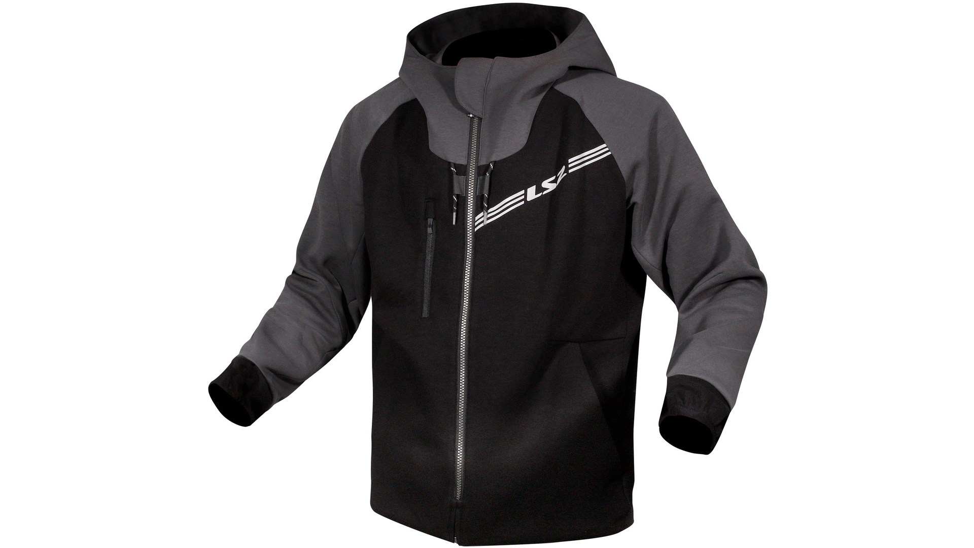 LS2 Throttle Jacke Schwarz / Grau Herren Gr.l