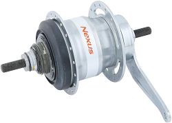 Shimano Getriebenabe Nexus Inter-7 SGC30017CAd 36 Loch silber