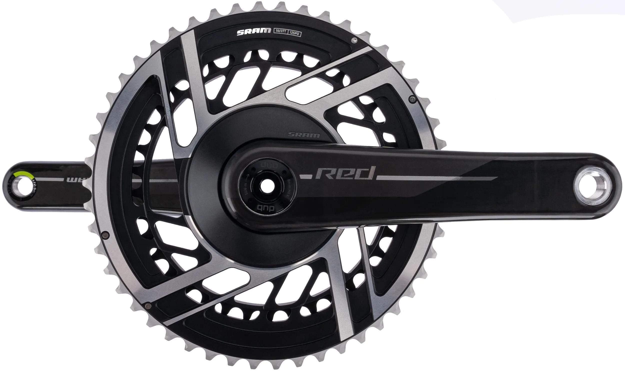 SRAM Kettenradgarnitur Red E1 37/50 Zähne 172,5 mm schwarz