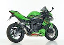 Vorschaubild HURRIC SLIP-ON Schalldämpfer Supersport Aluminium eloxiert für KAWASAKI ZX-4R / SE / RR