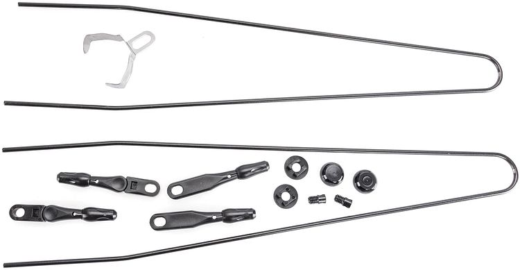 CONTEC Schutzblech-Set Splash Protect 27/28 Zoll schwarz schwarz matt