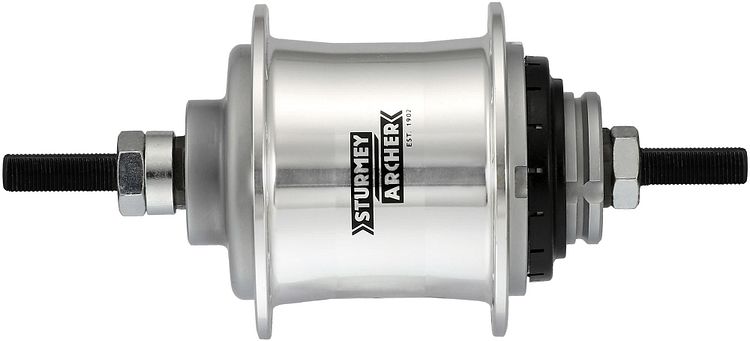 Sturmey Archer Getriebenabe Automatic A2K 36 Loch silber mit Freilauf