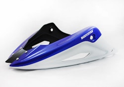 BODYSTYLE Sportsline Bugspoiler ABS Kunststoff weiß/blau für SUZUKI Gladius 650 