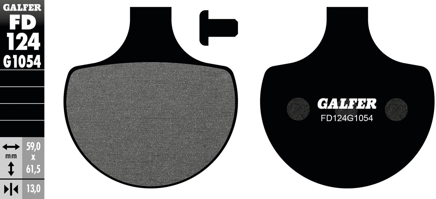 Galfer Bremsbelag FD124