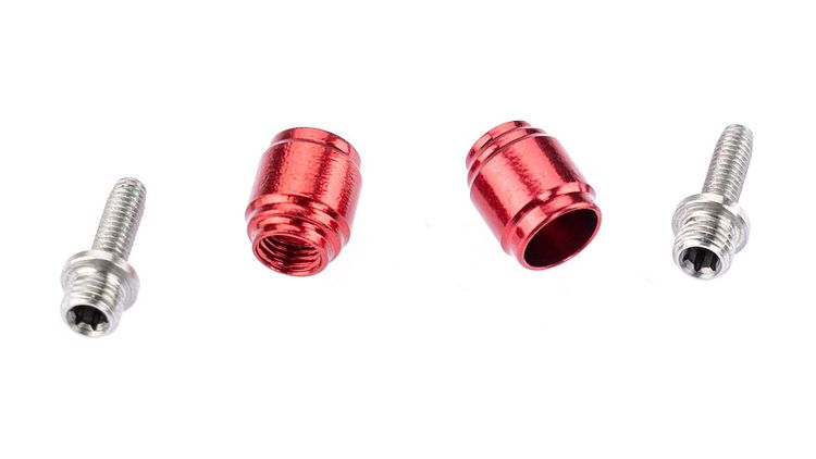 CONTEC Leitungsanschluss Disc Stop Avid/Sram rot/silber