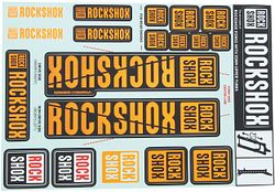 RockShox Dekor Set Ø 35 mm orange
