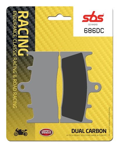 SBS Bremsbelag 686DC Road Racing Dual Carbon