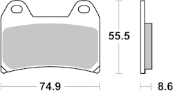 SBS Bremsbelag 706DC Road Racing Dual Carbon