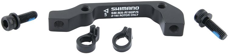Shimano Scheibenbremsadapter 160 mm hinten schwarz