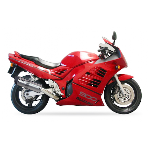 IXIL Hexoval Evolution Edelstahl gebuerstet Suzuki RF 900 R