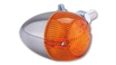 Vorschaubild HIGHSIDER smart Bullet Light Glühlampen Blinker Gehäuse Silber / Linse Orange (Stück), Vorn & Hinten