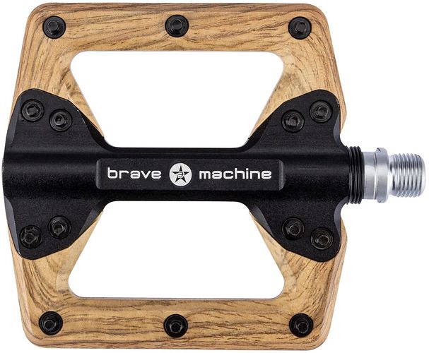 Brave Pedal Wood schwarz / holzoptik