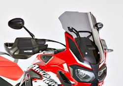 ERMAX Windschutzscheibe Sport Acrylic durchsichtig Schwarz getönt für HONDA CRF1000L Africa Twin; CRF1000L Africa Twin Adventure Sports