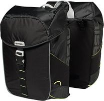 Basil Miles Doppeltasche 34 l schwarz,grün