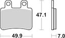Vorschaubild SBS Bremsbelag 773HF Street Ceramic