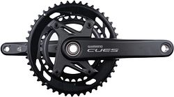 Shimano Kettenradgarnitur CUES FC-U6040-2 32/46 Zähne schwarz 172, 5 mm Kurbellänge